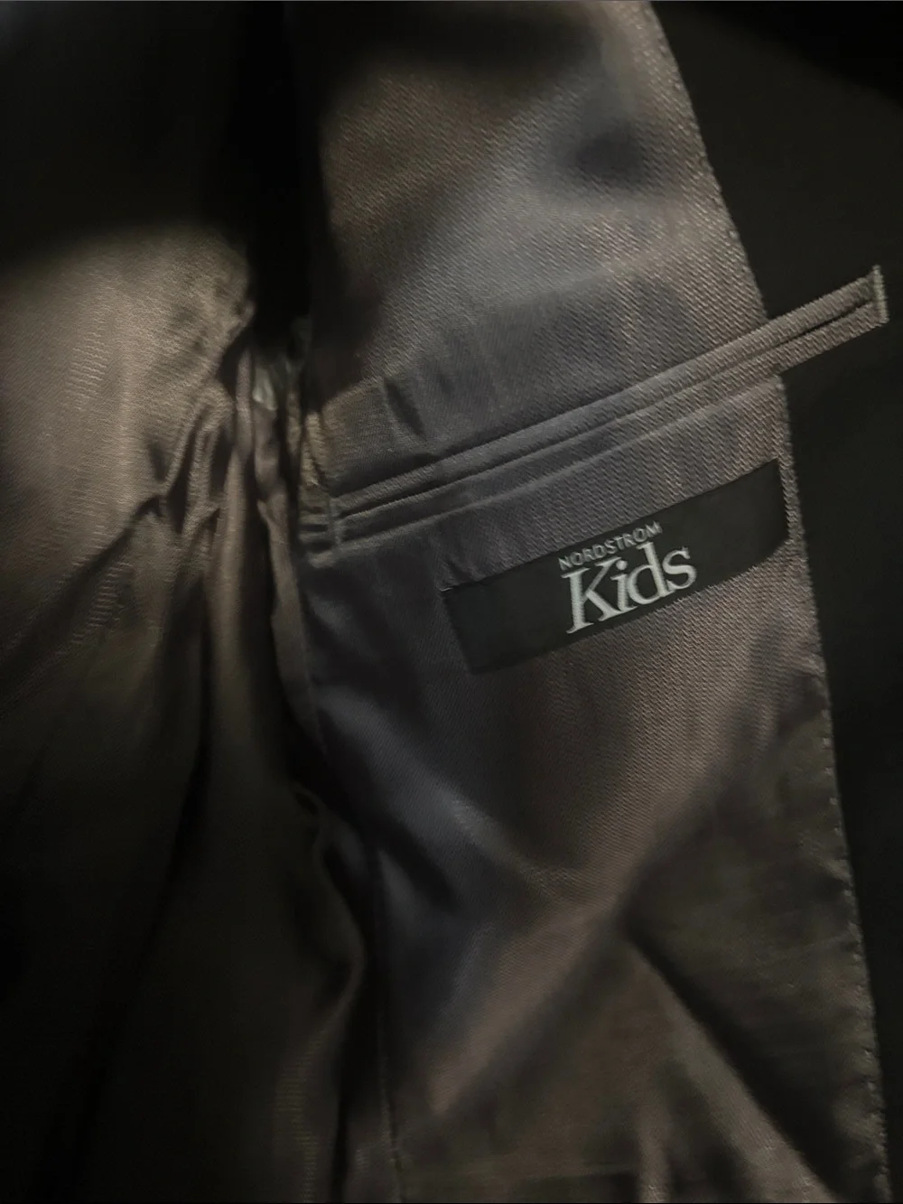 Classic Black  kids Two-Button Blazer